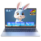 Exsurf T152A 15.6" Laptop – Intel N95, 16GB RAM, 512GB SSD,Windows 11 Pro, Silver
