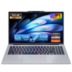 Exsurf 15.6" Home Laptop, Windows 11 Pro, AMD Ryzen 5 6600U, 16GB RAM 512GB SSD, Backlit Keyboard, Fingerprint Unlock