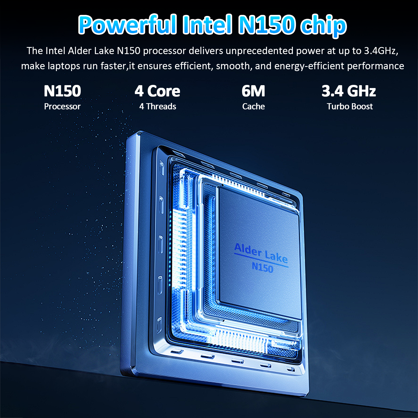 Exsurf T152A 15.6" Laptop – Intel N150, 32GB RAM, 1TB SSD,Windows 11 Pro, Silver