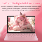 Exsurf T152A 15.6" Laptop – Intel N95, 32GB RAM, 1TB SSD, Pink,Windows 11 Pro