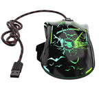 Exsurf Gaming Mouse, USB Wired Laptop Mice, with Cool Breathing RGB Light, Very Heavy and Good Hand Feel Ergonomic, Sniper Button, High Precision for Gaming/Office