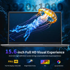 Exsurf T152A 15.6" Laptop – Intel N95, 16GB RAM, 512GB SSD,Windows 11 Pro, Silver