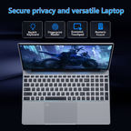 Exsurf T152A 15.6" Laptop – Intel N150, 32GB RAM, 1TB SSD,Windows 11 Pro, Silver