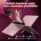 Exsurf T152A 15.6" Laptop – Intel N150, 32GB RAM, 1TB SSD,Windows 11 Pro, Pink