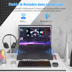 Exsurf 16" Business Laptop, Windows 11 Pro Computer, AMD Ryzen 5 3500U, 32GB RAM 1TB SSD, Backlit Keyboard, Fingerprint Unlock, Black