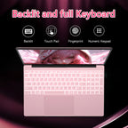 Exsurf T152A 15.6" Laptop – Intel N150, 32GB RAM, 1TB SSD,Windows 11 Pro, Pink