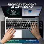 Exsurf 15.6-inch thin and light laptop, IPS Full HD screen, Athlon Silver 3050E, 32GB DDR4 memory, 1TB SSD, WiFi 5/USB 3.0/Type-C/HDMI/BT 4.2, Win 11 Pro, perfect for work, study and entertainment, silver